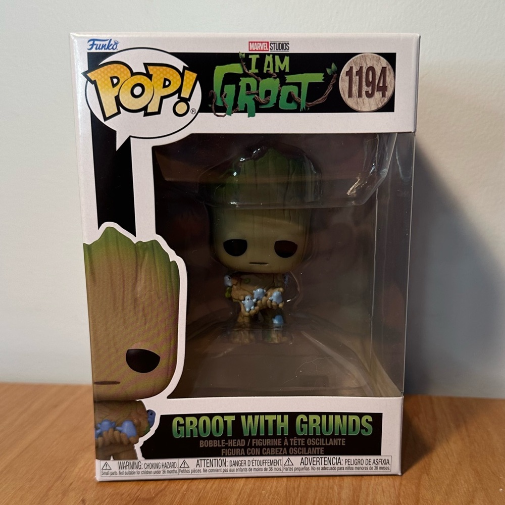*** SOLD *** Funko Pop Groot with Grunds Vinyl Figure
